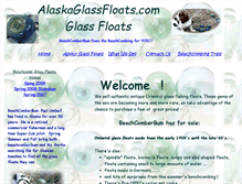 Tablet Screenshot of alaskaglassfloats.com